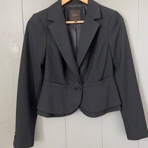 The Limited Black Cropped Blazer